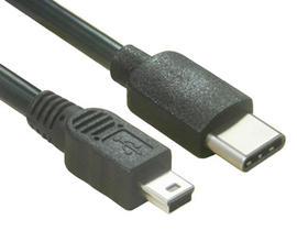 Cabo USB C para Mini B
