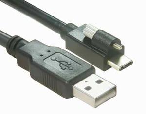 USB C Cable With Screws Lock