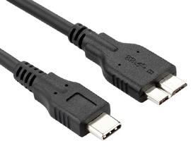 USB 3.1 C - Mikro B Kablosu