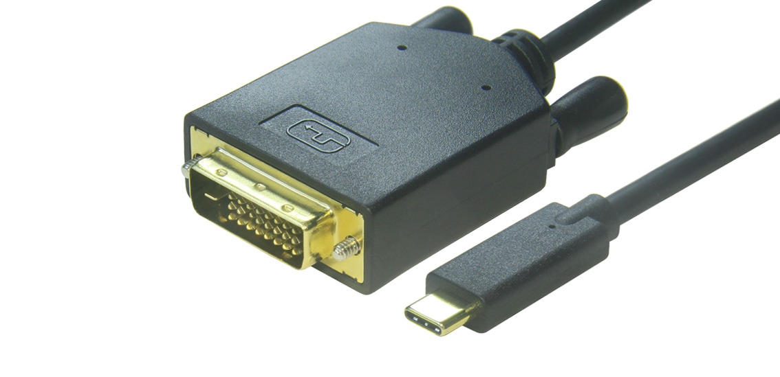 USB C to DVI 1920×1080P@60Hz Cable