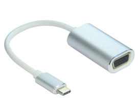 Женский кабель USB C - VGA