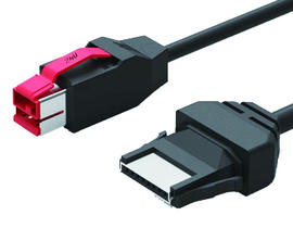 24-V-USB-Druckerkabel mit Stromversorgung