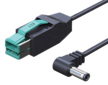 كابل USB إلى DC5521 بجهد 12 فولت لطابعة الماسح الضوئي لنظام نقاط البيع
