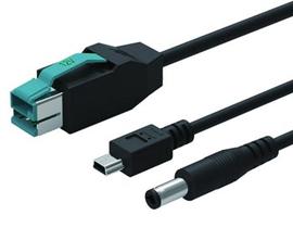 12-V-USB-zu-DC- und Mini-USB-Kabel mit Stromversorgung