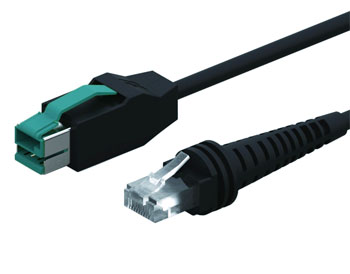 12V alimentado USB a RJ45 LAN Eternet cable adaptador para impresora de computadora