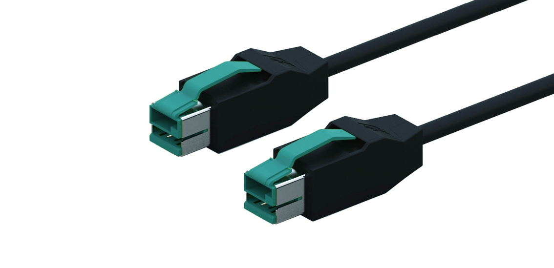 Câble d’extension USB alimenté 12V pour système de point de vente