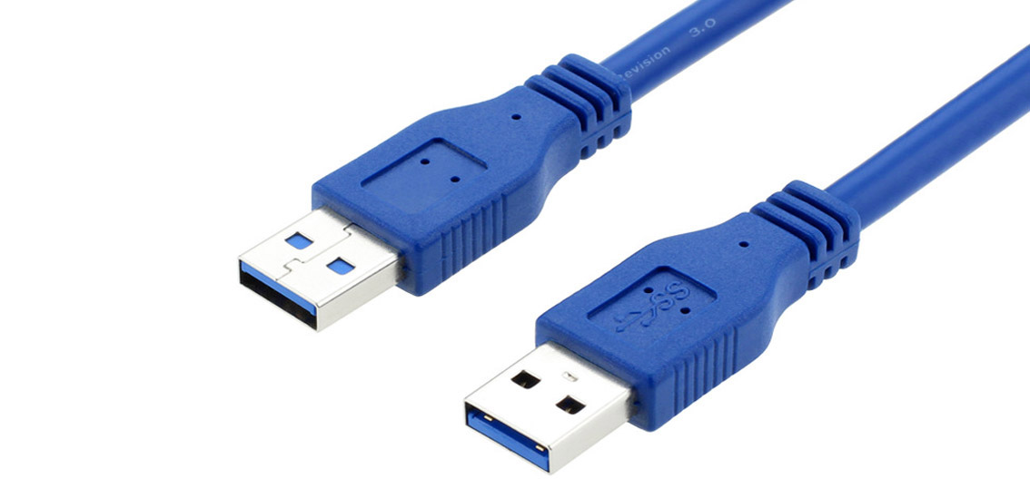 USB 3.0 Type A male naar male kabel