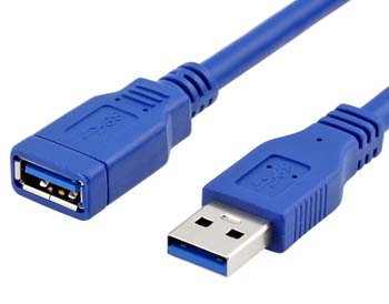 USB 3.0 Tip A Erkek - Dişi Uzatma Kablosu