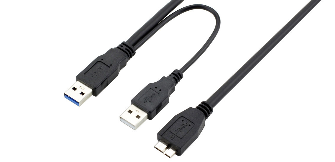Cabo 3.0 e 2.0 Tipo A para Micro B, Cabo USB 3.0+2.0 Tipo A para USB 3.0 Micro B