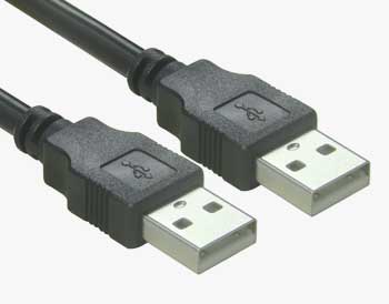 USB 2.0 Type A male naar male kabel