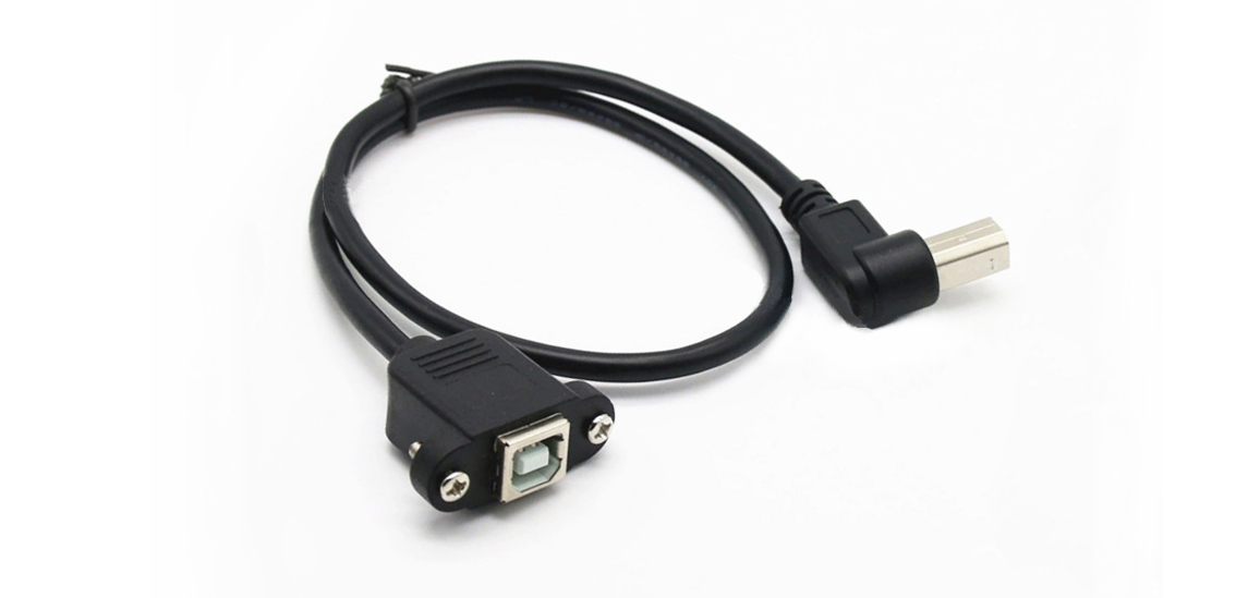 USB 2.0 Type B Male to Female Extension Cable