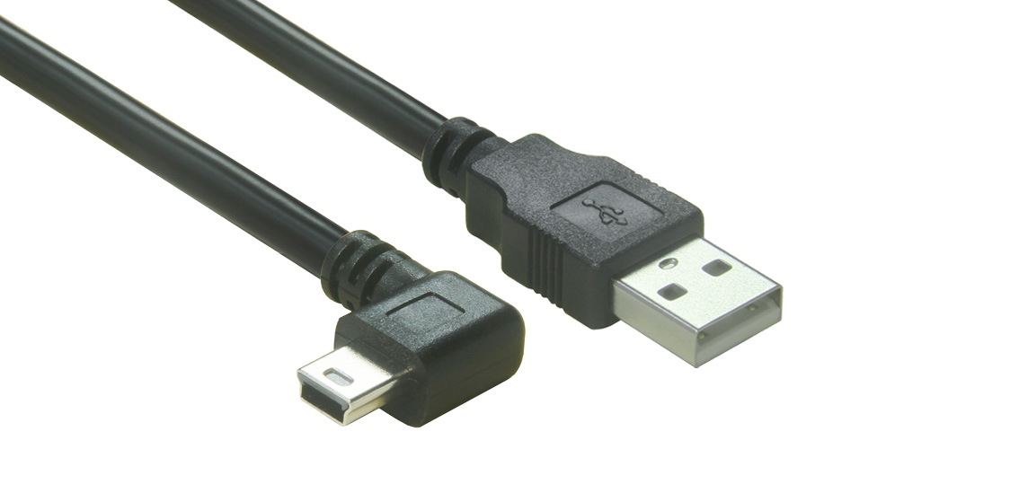 USB 2.0 Type A naar Mini B 5Pin Kabel