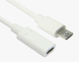 Micro B auf USB C Buchse Kabel