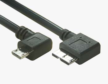 כבל USB 2.0 Micro B ל-USB 3.0 Micro B