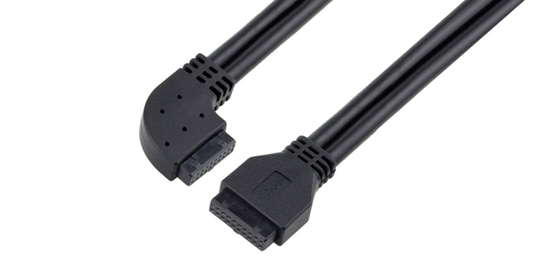 Right Angle 20 PIN Cable