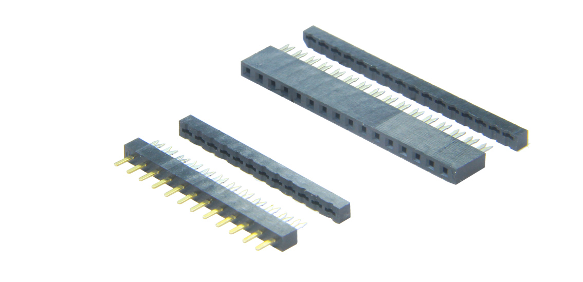 Serie de ensamblaje de cable de paso SAMTEC DIP de 2,54 mm de una sola fila