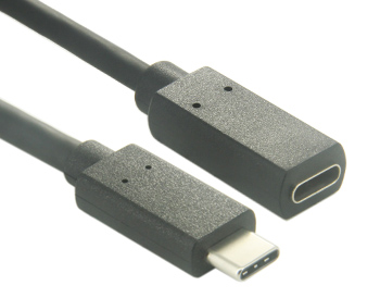 Hochwertiges USB-C-Verlängerungskabel USB 3.1 Typ C-Stecker auf Buchse Verlängerungskabel der 2. Generation