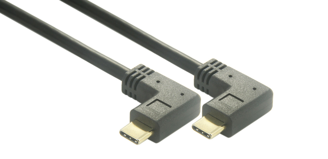 Câble USB C à angle droit