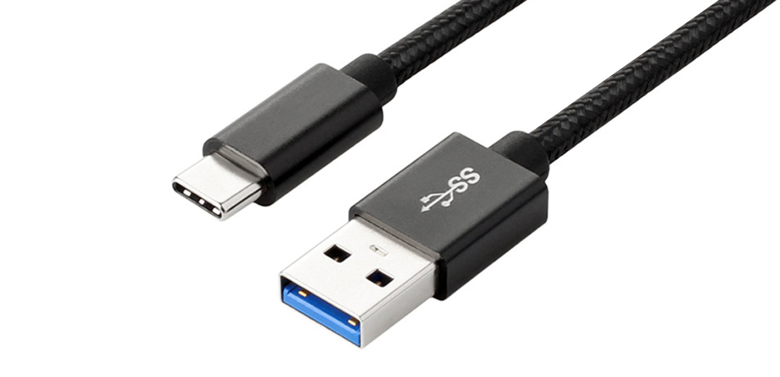 3A USB C нейлоновый кабель оплетки