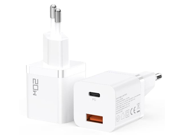 EU Plug 20W USB C Adaptateur GaN Adaptateur rapide pour IPhone 12