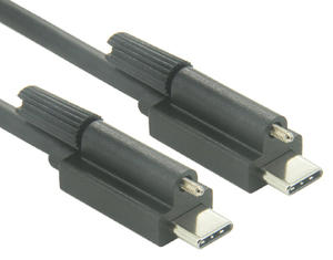Single Screw Locking USB C To C Cable