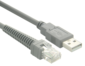 Câble USB vers RJ45 de haute qualité pour lecteur de codes-barres