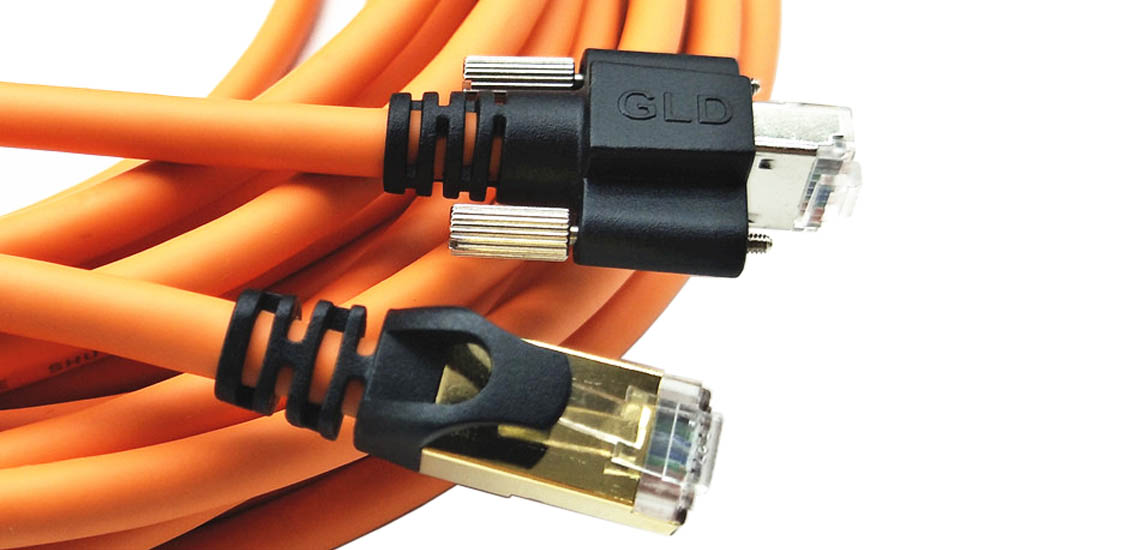Cable de red de cámara industrial RJ45 súper flexible Cable de cadena de arrastre Gigabit