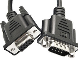 D-SUB DB9 RS232-kabel