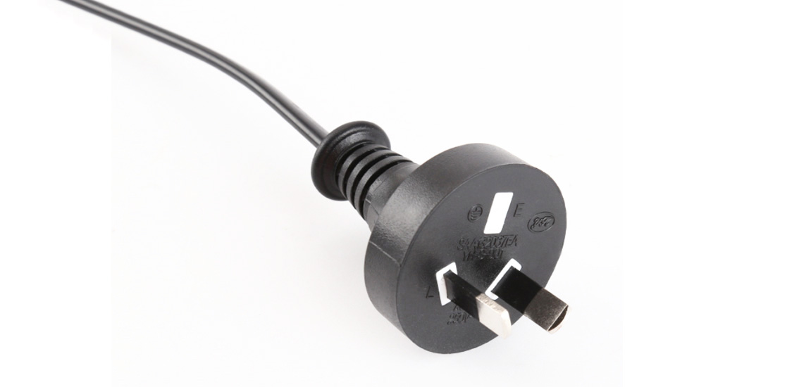 SAA Approved Australia 2 Pole Plug Power Cord