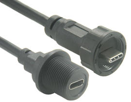 Wasserdichtes USB-C-Kabel