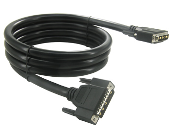 D-SUB 9W4 Cable, IP67 Waterproof, High current 10-40A, 5+4Pin RF Coaxial Power Supply Signal Cable