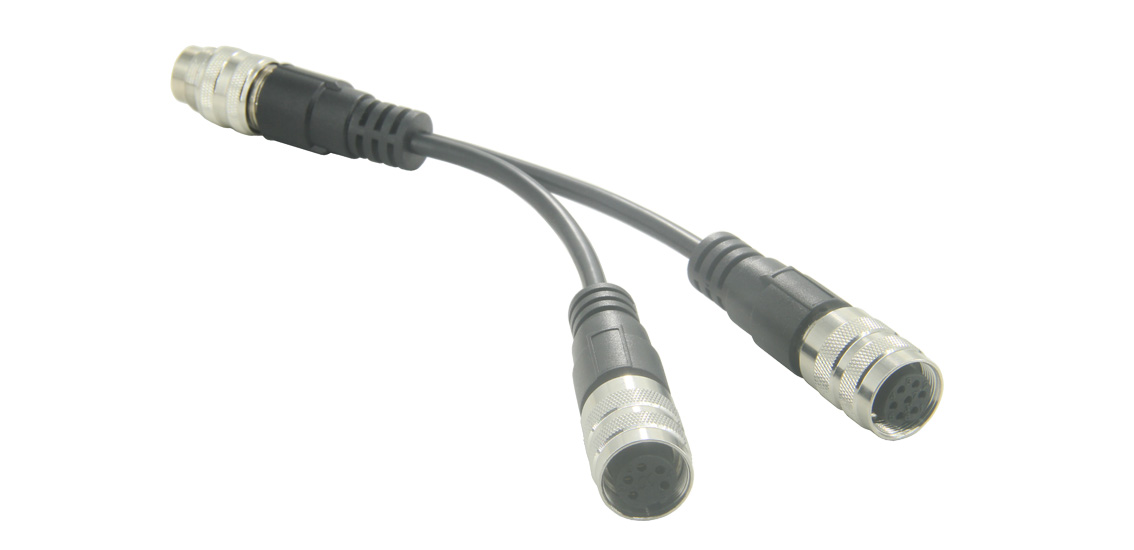Waterdichte IP67 ronde connector M16-kabel