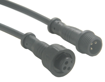 Rundsteckverbinder M10 Wasserdichtes Kabel