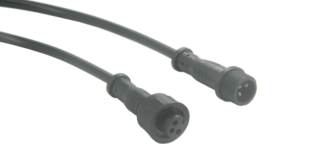 Ronde connector M10 waterdichte kabel
