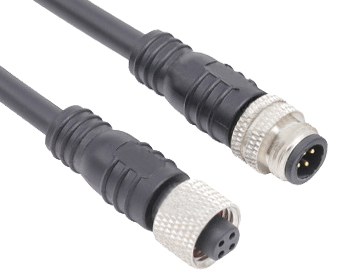 Ronde connector M8 waterdichte kabel