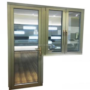 Customized aluminium double glass window and door exporters