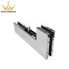 201 Stainless Steel Top Patch Fitting L Shape Frameless Glass Door Corner Clamp For Office Buildings