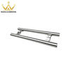 Glass Door Double Sided Stainless Steel W Shape Gate Handle For Bathroom Stainless Steel Pulls