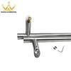 Office Front Gate Stainless Steel Handles Tempered Glass Shower Room V Shape Door Push Handle