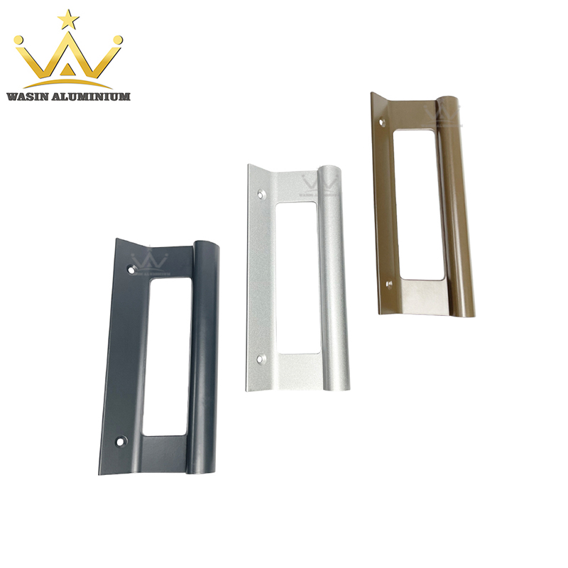 High Quality Aluminum Hardware Accessories Shower Room Glass Door Push Handle Customizable Weight Pull Door Handles