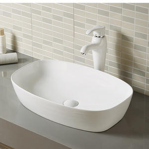 Large Ceramic Porcelain Vessel Bathroom Sinks