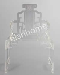 crystal classical acrylic chair