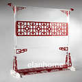 best price high quality classical red acrylic screen wholesale