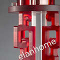 custom high quality classical red acrylic  rack