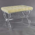 popular clear lucite bench
