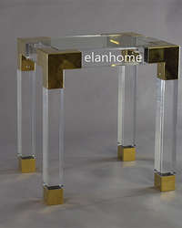 luxury fashion acrylic clear coffee table