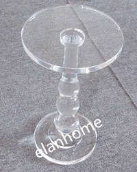 modern lucite  round table