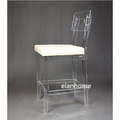 perspex clear bar chair