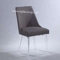 desk chair with clear acrylic legs