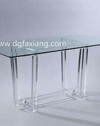 long acrylic dining table